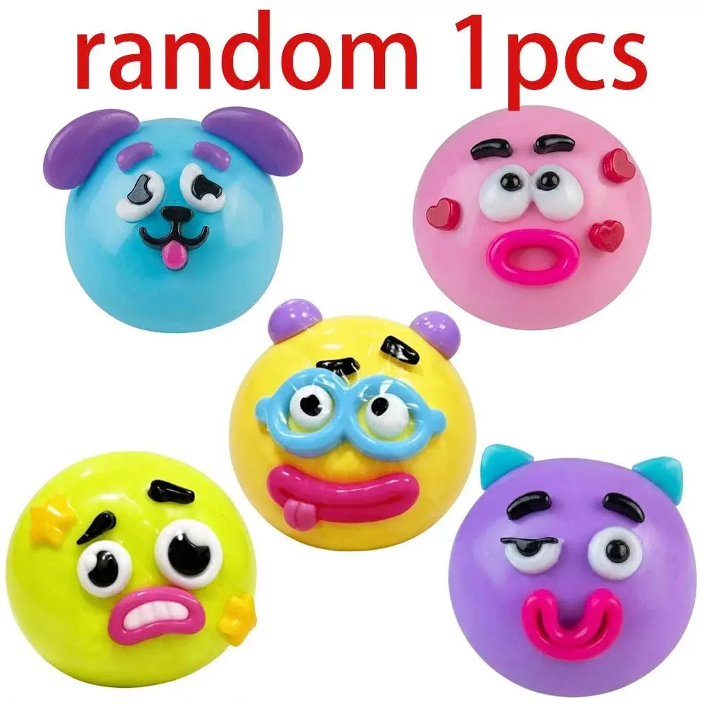 Curiosities Dog Face Swap Squishy Toy, Popular Smushers Squishy, Soft Moldable Cute Slow Rise Squeeze Toy,Relaxing Sensory Anxie