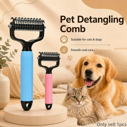 Pet Detangling Comb for Dogs and Cats,Stainless Steel 