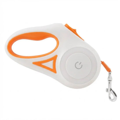 Pawzseek LED Retractable Safety Dog Leash for Small to Medium Dogs, Automatic Extendable Design for Pets up to 110 lbs