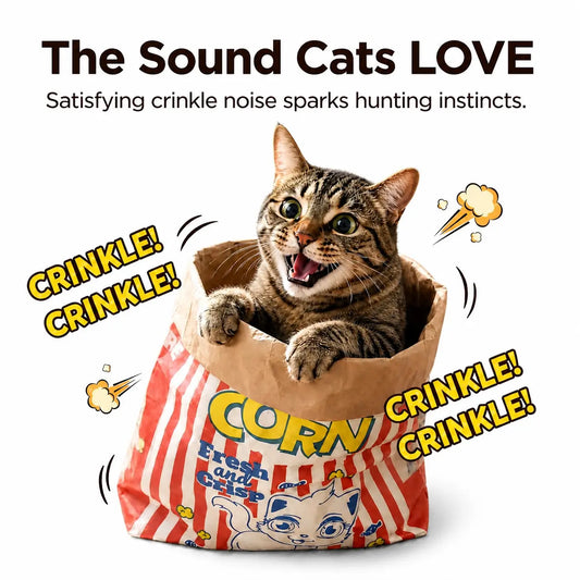 Premium Cat Toy: (29.53 x 13.78 Inches) - Interactive Play Tunnel and Relaxation Bed for Kittens and Adult Cats