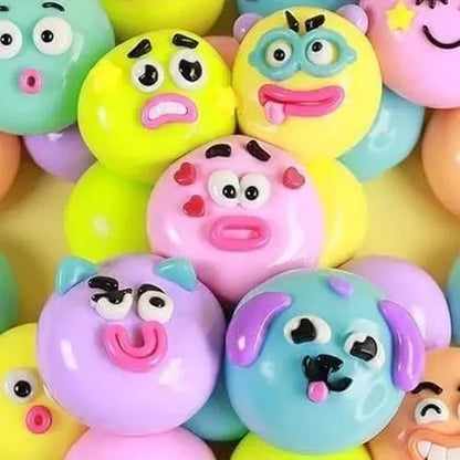 Curiosities Dog Face Swap Squishy Toy, Popular Smushers Squishy, Soft Moldable Cute Slow Rise Squeeze Toy,Relaxing Sensory Anxie