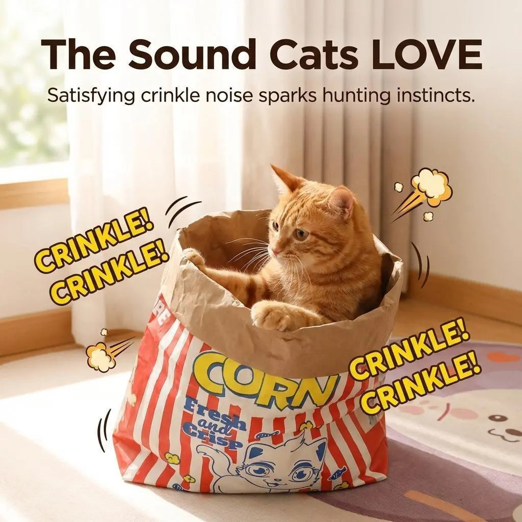 Premium Cat Toy: (29.53 x 13.78 Inches) - Interactive Play Tunnel and Relaxation Bed for Kittens and Adult Cats