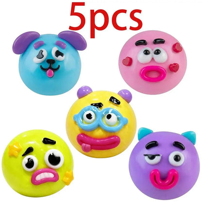 Curiosities Dog Face Swap Squishy Toy, Popular Smushers Squishy, Soft Moldable Cute Slow Rise Squeeze Toy,Relaxing Sensory Anxie
